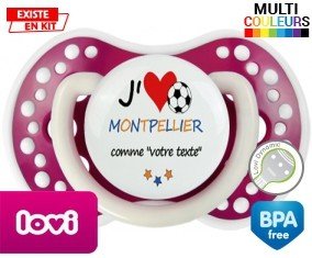 J'aime montpellier + prénom: Sucette LOVI Dynamic-su7.fr