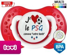 J'aime le psg + prénom: Sucette LOVI Dynamic-su7.fr