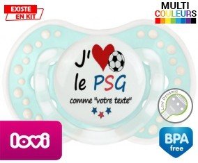 J'aime le psg + prénom: Sucette LOVI Dynamic-su7.fr