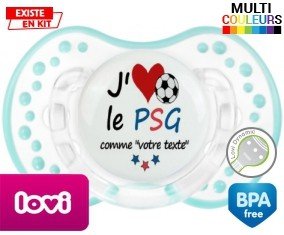 J'aime le psg + prénom: Sucette LOVI Dynamic-su7.fr