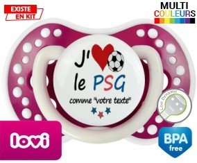 J'aime le psg + prénom: Sucette LOVI Dynamic-su7.fr