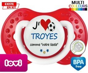 J'aime troyes + prénom: Sucette LOVI Dynamic-su7.fr
