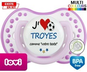 J'aime troyes + prénom: Sucette LOVI Dynamic-su7.fr