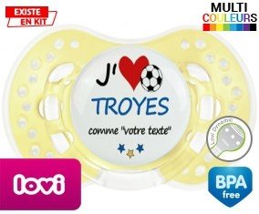 J'aime troyes + prénom: Sucette LOVI Dynamic-su7.fr