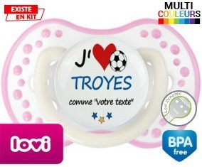 J'aime troyes + prénom: Sucette LOVI Dynamic-su7.fr