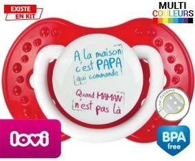 A la maison c'est papa qui commande (quand maman n'est pas là):