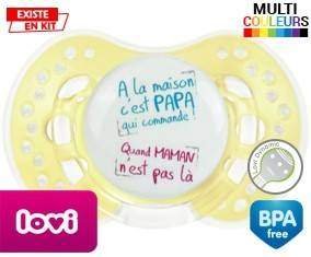 A la maison c'est papa qui commande (quand maman n'est pas là):