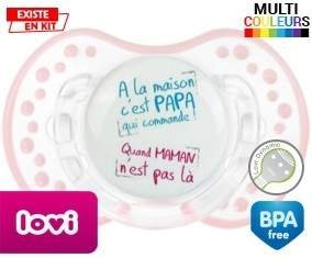 A la maison c'est papa qui commande (quand maman n'est pas là):