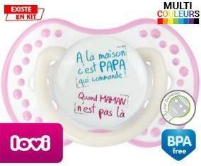 A la maison c'est papa qui commande (quand maman n'est pas là):