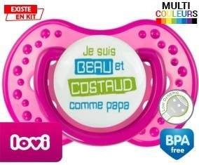 Je suis beau et costaud comme papa style1: Sucette LOVI Dynamic-su7.fr