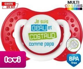 Je suis beau et costaud comme papa style1: Sucette LOVI Dynamic-su7.fr