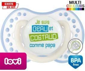 Je suis beau et costaud comme papa style1: Sucette LOVI Dynamic-su7.fr