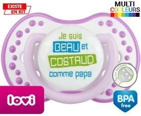 Je suis beau et costaud comme papa style1: Sucette LOVI Dynamic-su7.fr