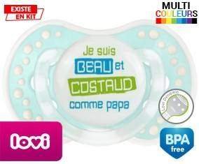 Je suis beau et costaud comme papa style1: Sucette LOVI Dynamic-su7.fr