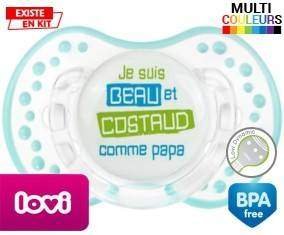 Je suis beau et costaud comme papa style1: Sucette LOVI Dynamic-su7.fr