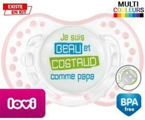 Je suis beau et costaud comme papa style1: Sucette LOVI Dynamic-su7.fr