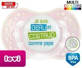 Je suis beau et costaud comme papa style1: Sucette LOVI Dynamic-su7.fr