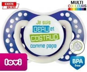 Je suis beau et costaud comme papa style1: Sucette LOVI Dynamic-su7.fr