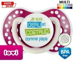 Je suis beau et costaud comme papa style1: Sucette LOVI Dynamic-su7.fr