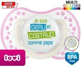 Je suis beau et costaud comme papa style1: Sucette LOVI Dynamic-su7.fr