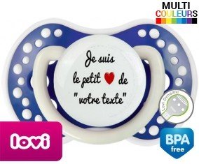 Je suis le petit cœur de... Style2 + prénom: Sucette LOVI