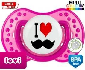 I love moustache style1: Sucette LOVI Dynamic-su7.fr