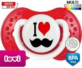 I love moustache style1: Sucette LOVI Dynamic-su7.fr