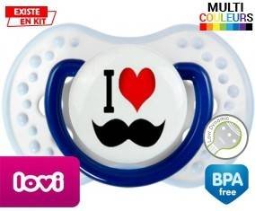 I love moustache style1: Sucette LOVI Dynamic-su7.fr