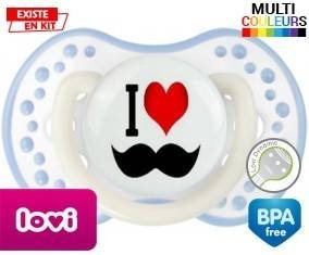 I love moustache style1: Sucette LOVI Dynamic-su7.fr
