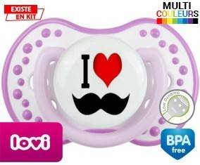 I love moustache style1: Sucette LOVI Dynamic-su7.fr