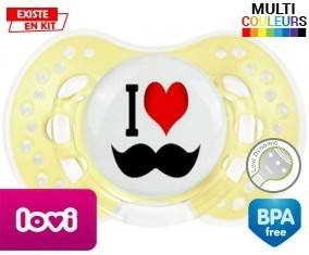 I love moustache style1: Sucette LOVI Dynamic-su7.fr