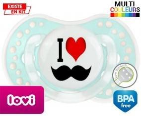 I love moustache style1: Sucette LOVI Dynamic-su7.fr