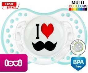 I love moustache style1: Sucette LOVI Dynamic-su7.fr