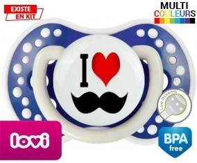 I love moustache style1: Sucette LOVI Dynamic-su7.fr