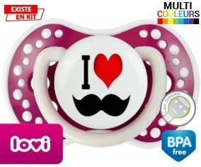 I love moustache style1: Sucette LOVI Dynamic-su7.fr