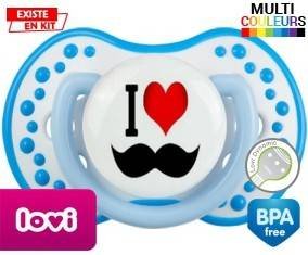 I love moustache style1: Sucette LOVI Dynamic-su7.fr