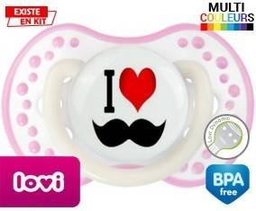 I love moustache style1: Sucette LOVI Dynamic-su7.fr