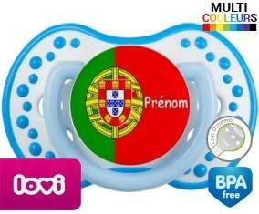 Drapeau portugal + prénom: Sucette LOVI Dynamic-su7.fr