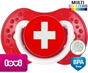 Drapeau suisse: Sucette LOVI Dynamic-su7.fr