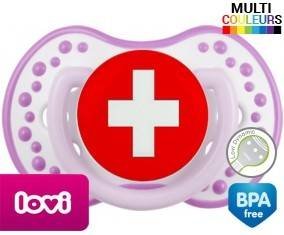 Drapeau suisse: Sucette LOVI Dynamic-su7.fr