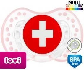 Drapeau suisse: Sucette LOVI Dynamic-su7.fr