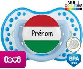 Drapeau hongrie + prénom: Sucette LOVI Dynamic-su7.fr