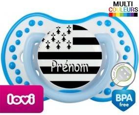 Drapeau bretagne + prénom: Sucette LOVI Dynamic-su7.fr