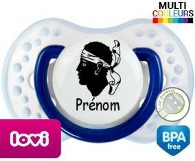 Drapeau corse + prénom: Sucette LOVI Dynamic-su7.fr