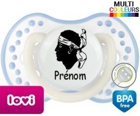 Drapeau corse + prénom: Sucette LOVI Dynamic-su7.fr