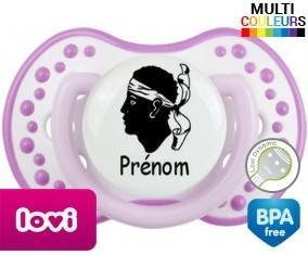 Drapeau corse + prénom: Sucette LOVI Dynamic-su7.fr