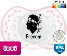 Drapeau corse + prénom: Sucette LOVI Dynamic-su7.fr