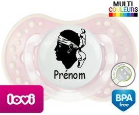 Drapeau corse + prénom: Sucette LOVI Dynamic-su7.fr