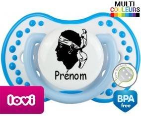 Drapeau corse + prénom: Sucette LOVI Dynamic-su7.fr