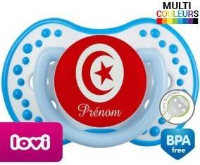 Drapeau tunisie + prénom: Sucette LOVI Dynamic-su7.fr